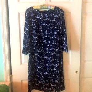 Talbots size 6 blue dress